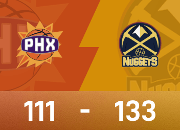 NBA 경기 보고서: 머레이 23득점 6리바운드, 너겟츠가 선스를 133-111로 이겼습니다.