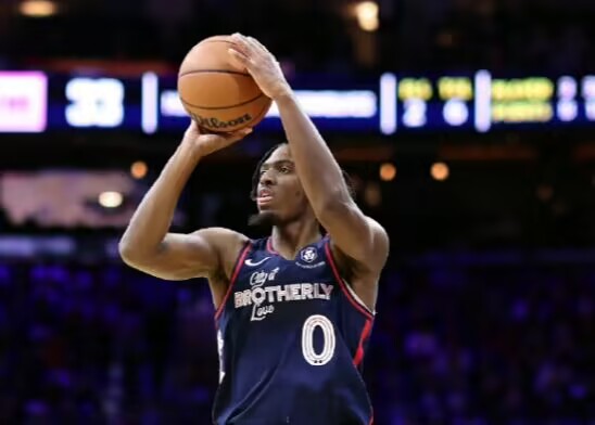 미친 3점슛! 76ers & Hornets는 1쿼터에 총 14개의 안타를 성공시켰고, 슈팅률은 56%였다.