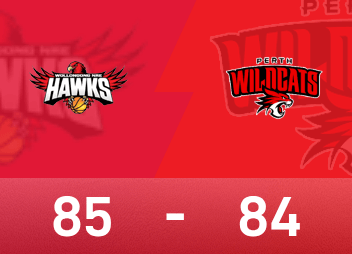 NBL 경기 보고서: Harvey는 24득점 8어시스트를 기록했고 McGee는 마지막 자유투를 성공시켰으며 Hawks는 Wildcats를 85-84로 간신히 이겼습니다.