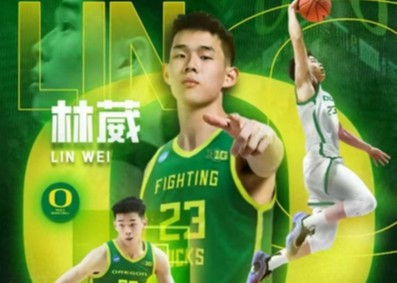 첫 등장! 린 웨이는 NCAA 데뷔전에서 10득점, 4어시스트, 2차 차단을 기록해 11개의 슛 중 4개를 성공시켰습니다.