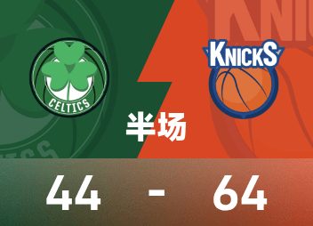 NBA 하프타임: 그린스는 8분 만에 6득점을 올렸고, 닉스는 28-6으로 역전을 완료했습니다.