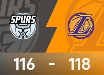 NBA 경기 보고서: 돈치치는 35득점, 9리바운드, 13어시스트를 기록했고, 레이커스는 스퍼스를 118-116으로 간신히 이겼습니다.