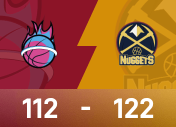 NBA 경기 보고서: 요키치가 33득점, 15리바운드, 16어시스트를 기록했고, 너게츠가 히트를 122-112로 이겼습니다.