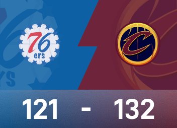 NBA 경기 보고서: 미첼이 46득점 8어시스트, 캐벌리어스가 76ers를 132-121로 이겼습니다.