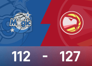 NBA 경기 보고서: 리사셰 21득점, 호크스가 매직을 127-112로 이겼습니다.