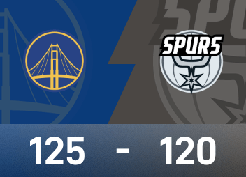 NBA 전투 보고서: 커리 득점 46득점, 웬반 득점 트리플더블, 워리어스 125-120 스퍼스