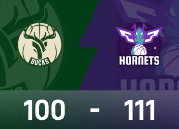 NBA 보고서: 브리지스 20득점, 6리바운드, 6어시스트, 호네츠가 벅스를 111-100으로 이겼습니다.