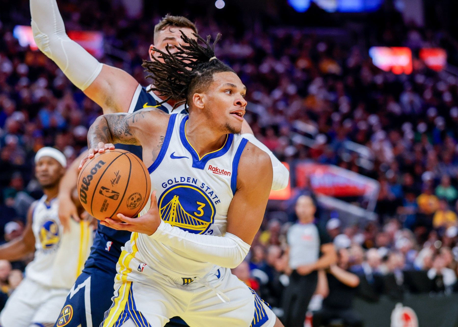Warriors vs Spurs 선발 라인업: 56번 픽 Richard가 선발로 출전하고 Curry 등이 출전합니다.