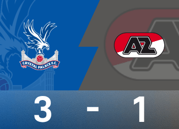 UEFA 챔피언스 리그 경기 보고서: Sarr 복식, Matta 실점, Crystal Palace 3-1 Alkmaar