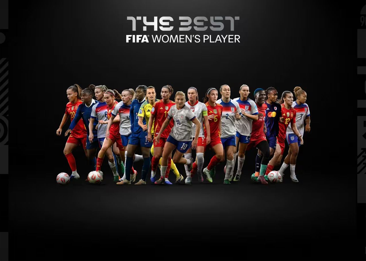 FIFA 올해의 여자 선수 후보: Bonmarty, Lauren James 포함