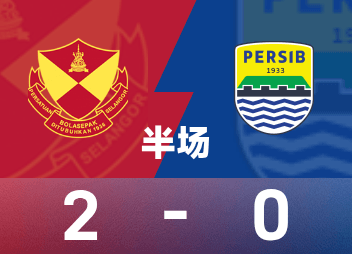 AFC 챔피언스 리그 레벨 2 하프타임: Chirigor가 공세를 펼쳤고 Selangor 2-0 Bandung