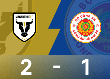 AFC 챔피언스 리그 2차전 경기 보고서: 게르잔과 카세레스 득점, 맥아더 2-1 하노이